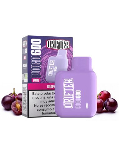 Vapers Desechables Grape 600 puff - Drifter Poco