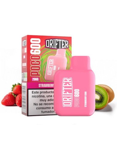 Vaper Desechable Strawberry Kiwi 600 puff - Drifter Poco