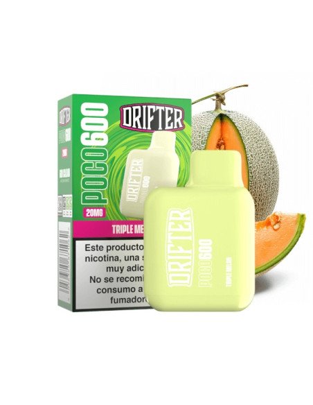 Vaper Desechable Triple Melon 600 puff - Drifter Poco