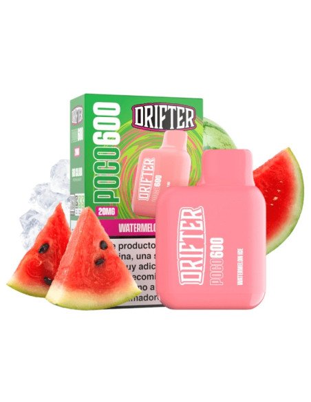 Vaper Desechable Watermelon Ice 600 puff - Drifter Poco