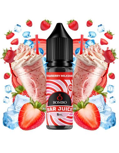 Strawberry Milkshake Ice - Bombo Bar Juice Mini Longfill 5ml