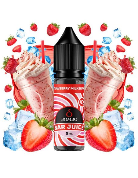Strawberry Milkshake Ice - Bombo Bar Juice Mini Longfill 5ml