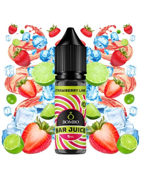 Strawberry Lime Ice - Bombo Bar Juice Mini Longfill 5ml