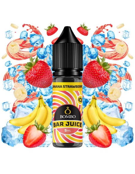 Banana Strawberry Ice - Bombo Bar Juice Mini Longfill 5ml