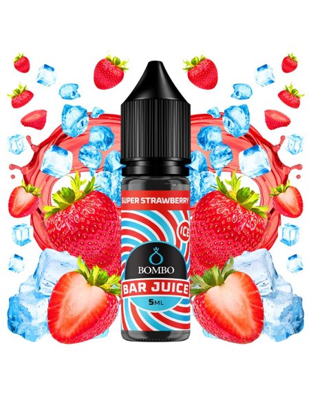 Super Strawberry Ice - Bombo Bar Juice Mini Longfill 5ml