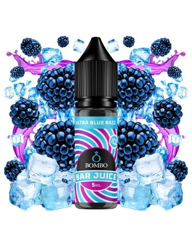 Ultra Blue Razz Ice - Bombo Bar Juice Mini Longfill 5ml