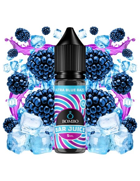Ultra Blue Razz Ice - Bombo Bar Juice Mini Longfill 5ml