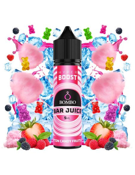Cotton Candy Fruits Ice - Bombo Bar Juice Hyper Boost Longfill 5ml