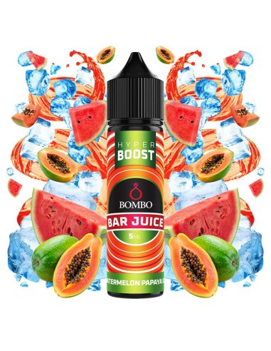 Watermelon Papaya Ice - Bombo Bar Juice Hyper Boost Longfill 5ml