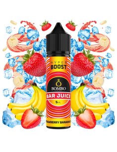 Strawberry Banana Ice - Bombo Bar Juice Hyper Boost Longfill 5ml