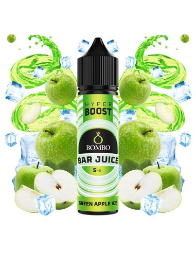 Green Apple Ice Hyper Boost Bombo 5 ml | Vapesence