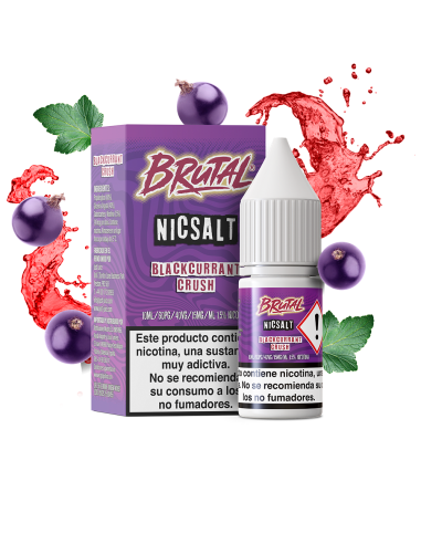 Blackcurrant Crush - Brutal Drinks Salts By Just Juice 10ml