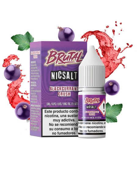 Blackcurrant Crush - Brutal Drinks Salts By Just Juice 10ml