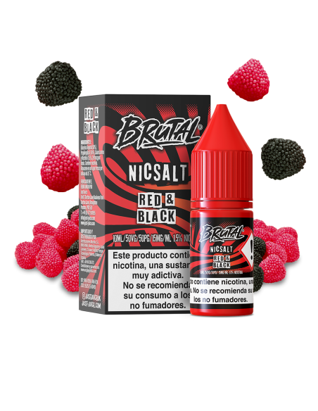 Red & Black - Brutal Salts By Just Juice 10ml