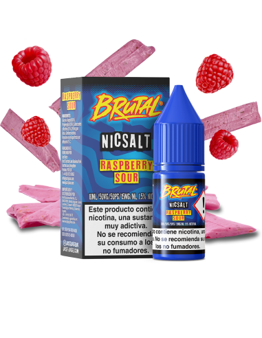 Brutal Salts By Just Juice Raspberry Sour 10ml