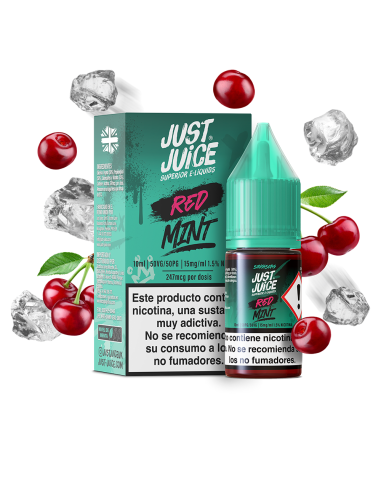 Red - Just Juice Mint Range Salts 10ml