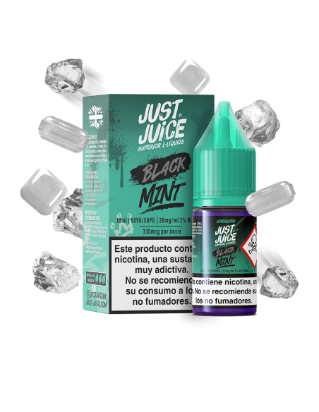 Black - Just Juice Mint Range Salts 10ml