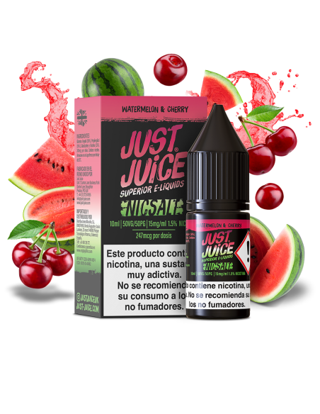 Watermelon & Cherry - Just Juice Iconic Fruit Nic Salt 10ml