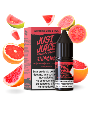 Blood Orange, Citrus & Guava - Just Juice Nic Salts 10ml