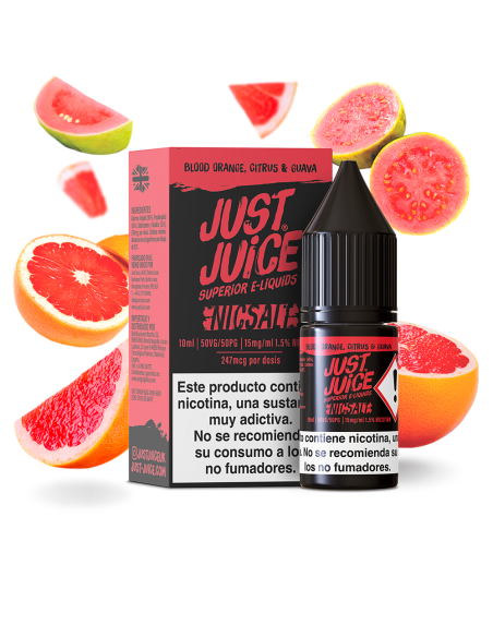 Blood Orange, Citrus & Guava - Just Juice Nic Salts 10ml