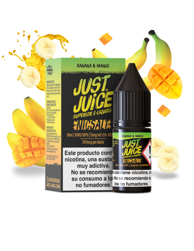Banana & Mango - Just Juice Iconic Fruit Salts 10ml