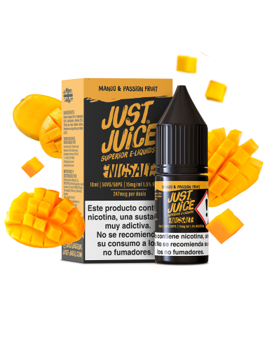 Mango & Passion Fruit - Just Juice Nic Salts 10ml