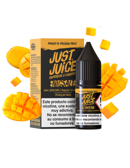 Mango & Passion Fruit - Just Juice Nic Salts 10ml
