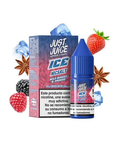Wild Berries Aniseed - Just Juice Ice Nic Salts 10ml