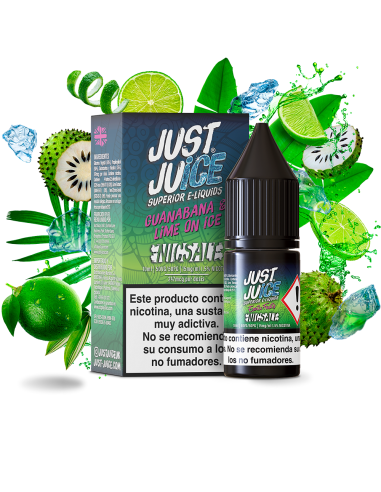 Guanabana & Lime On Ice - Just Juice Nic Salts Exotic Fruits 10ml