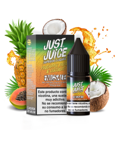 Papaya, Pineapple & Coconut - Just Juice Exotic Fruits Nic Salts 10ml