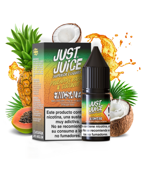 Papaya, Pineapple & Coconut - Just Juice Exotic Fruits Nic Salts 10ml