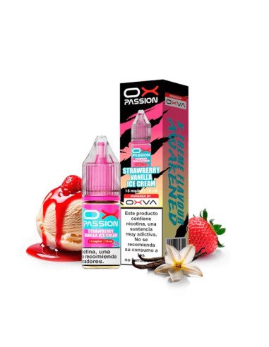 Strawberry Vanilla Ice Cream - Oxva Ox Passion Salts 10ml