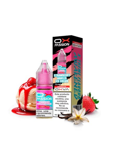 Strawberry Vanilla Ice Cream - Oxva Ox Passion Salts 10ml