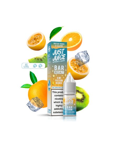 Kiwi Passion Orange 10ml - Just Juice Bar Salts