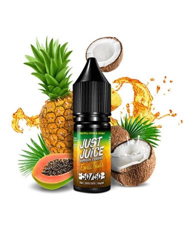 Papaya, Pineapple & Coconut 50/50 - Just Juice Exotic Fruits 10ml