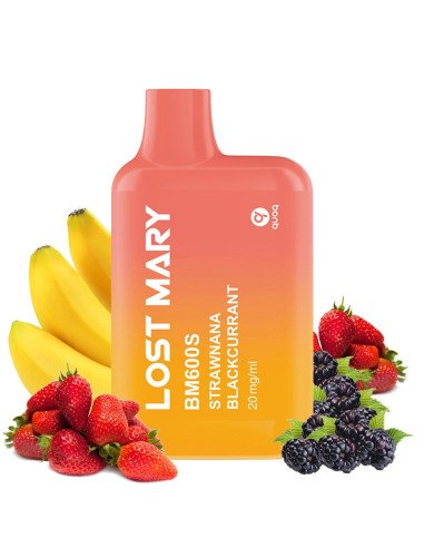 Lost Mary BM600S Strawnana Blackcurrant 20mg – Vapesence.es
