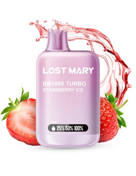 Lost Mary BM1000 Turbo Strawberry Ice – VapEsence.com