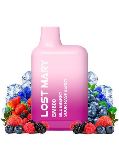 Pod Desechable Lost Mary Blueberry Sour Raspberry 20mg – VapEsence.com